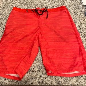 Hurley medium swim trunks.
